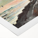 Coastal Scene Art Print - Saco Bay by Winslow Homer - Tranquil Seaside Painting