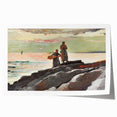 Coastal Scene Art Print - Saco Bay by Winslow Homer - Tranquil Seaside Painting