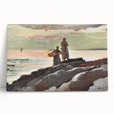 Coastal Scene Art Print - Saco Bay by Winslow Homer - Tranquil Seaside Painting