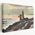 Coastal Scene Art Print - Saco Bay by Winslow Homer - Tranquil Seaside Painting