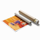 Superhero Girl Wall Art - Kids Room and Playroom Adventure Print