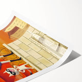 Superhero Girl Wall Art - Kids Room and Playroom Adventure Print