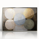Modern Geometric Wall Art - Abstract Canvas Print for Living Room