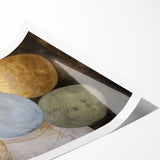 Modern Geometric Wall Art - Abstract Canvas Print for Living Room