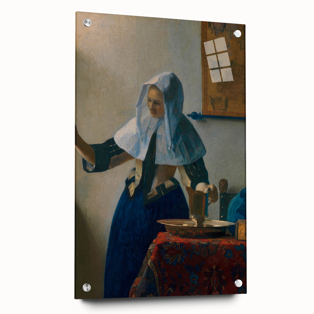 Baroque Woman at Window Wall Art – Graceful Domestic Scene
