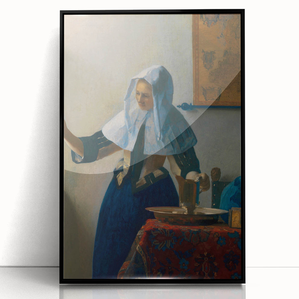 Baroque Woman at Window Wall Art – Graceful Domestic Scene