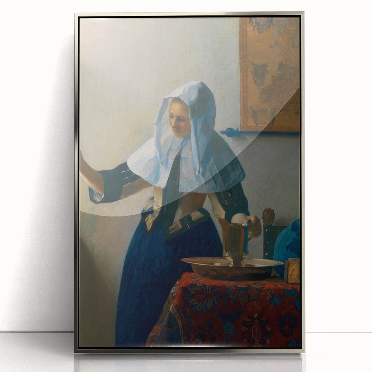 Baroque Woman at Window Wall Art – Graceful Domestic Scene