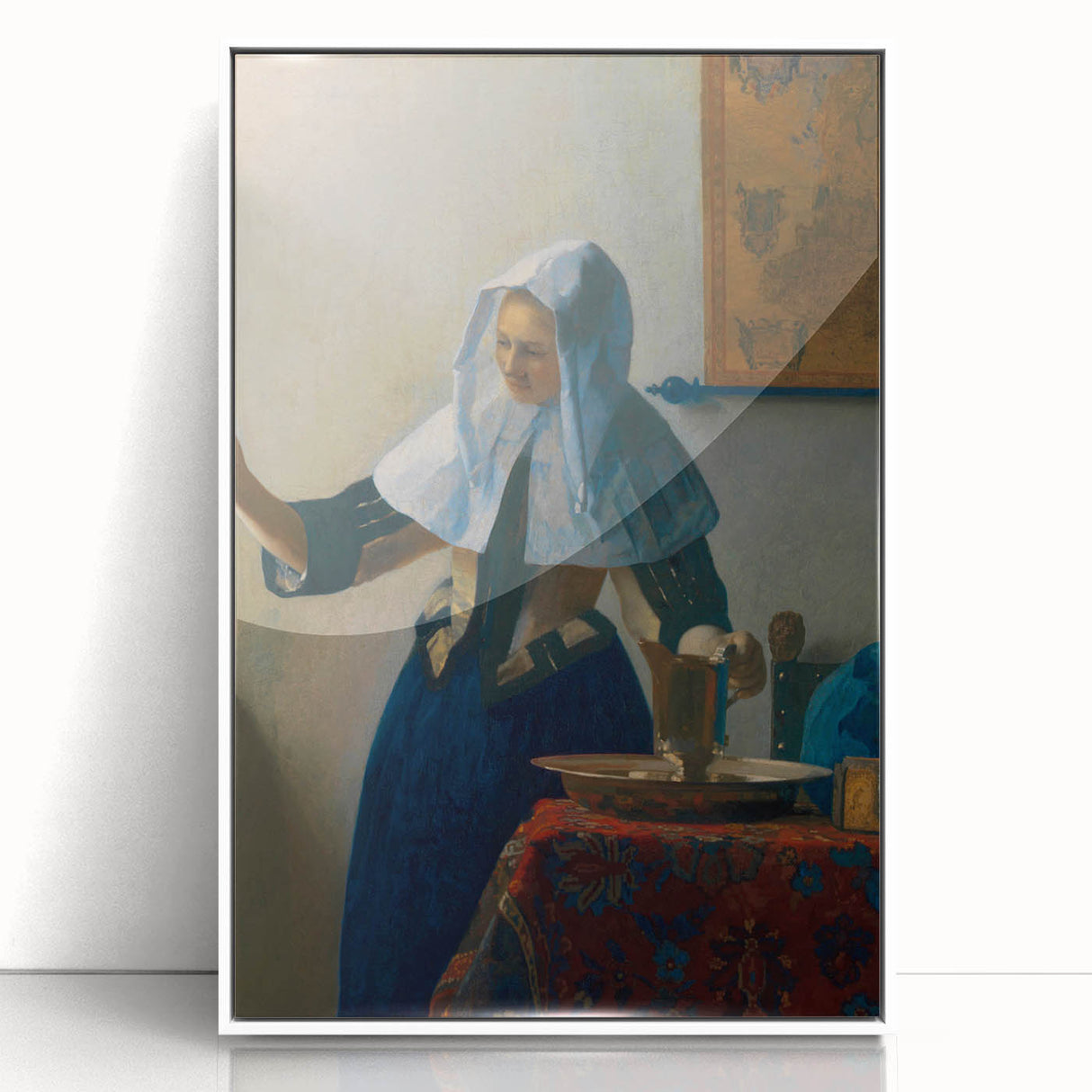 Baroque Woman at Window Wall Art – Graceful Domestic Scene