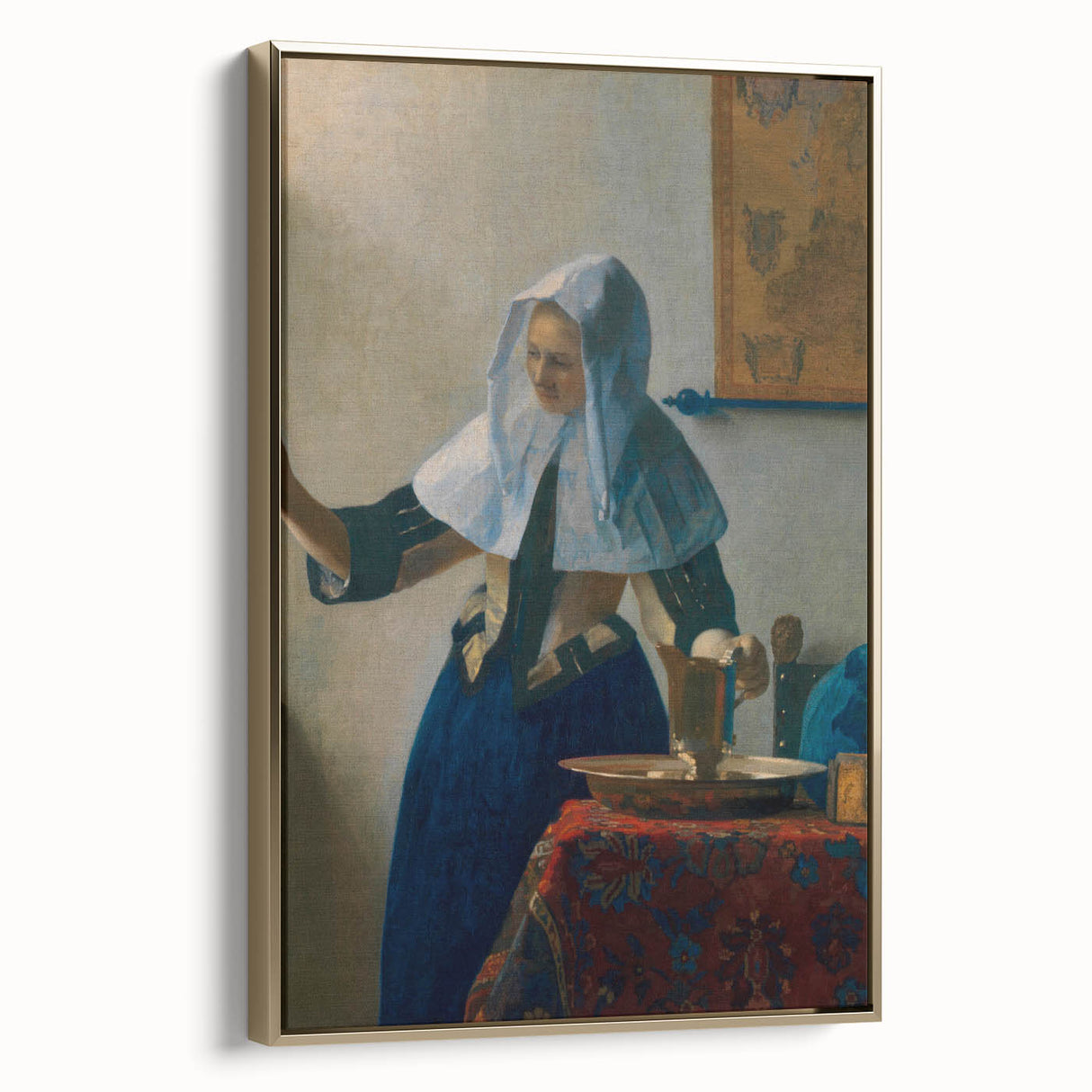 Baroque Woman at Window Wall Art – Graceful Domestic Scene