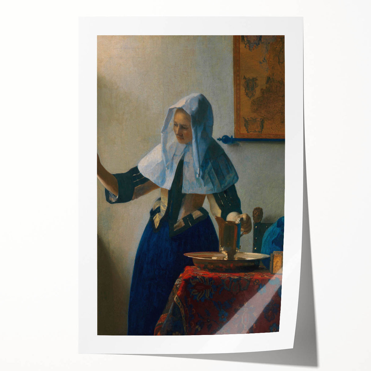 Baroque Woman at Window Wall Art – Graceful Domestic Scene