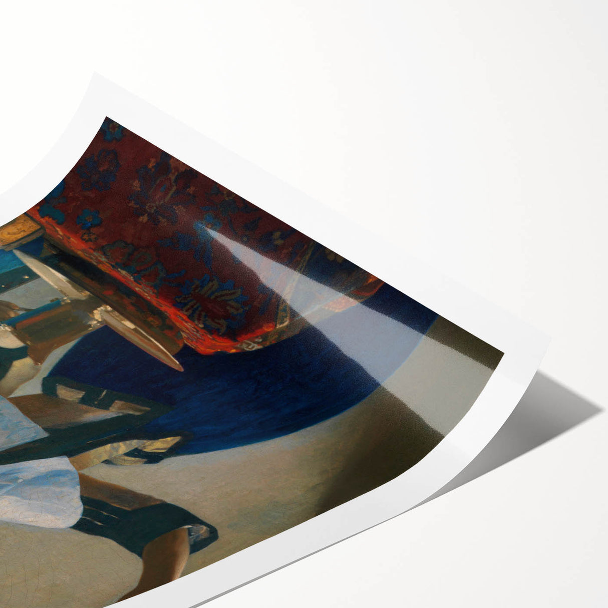 Baroque Woman at Window Wall Art – Graceful Domestic Scene