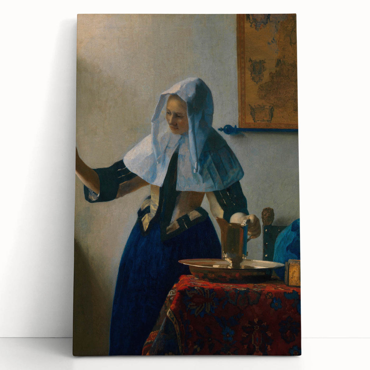 Baroque Woman at Window Wall Art – Graceful Domestic Scene