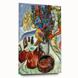 Expressionist Art: Still Life with Jug and African Bowl by Kirchner