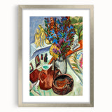 Expressionist Art: Still Life with Jug and African Bowl by Kirchner