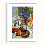 Expressionist Art: Still Life with Jug and African Bowl by Kirchner