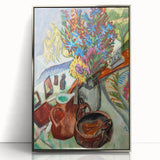 Expressionist Art: Still Life with Jug and African Bowl by Kirchner