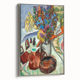 Expressionist Art: Still Life with Jug and African Bowl by Kirchner