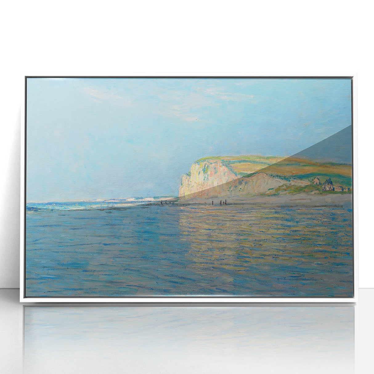 Impressionist Coastal Wall Art - Monet's Low Tide at Pourville Print