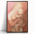 Mother and Child: Vintage Modern Wall Art by Mikuláš Galanda