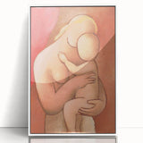 Mother and Child: Vintage Modern Wall Art by Mikuláš Galanda