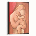 Mother and Child: Vintage Modern Wall Art by Mikuláš Galanda