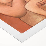 Mother and Child: Vintage Modern Wall Art by Mikuláš Galanda