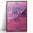 New York Dolls & KISS Concert Poster – Vintage 1970s Rock Art