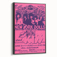 New York Dolls & KISS Concert Poster – Vintage 1970s Rock Art