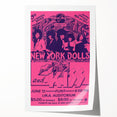 New York Dolls & KISS Concert Poster – Vintage 1970s Rock Art