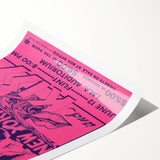New York Dolls & KISS Concert Poster – Vintage 1970s Rock Art