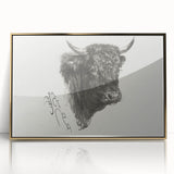 Animal Realism Art Print - Head of a Bull by Marie Rosalie Bonheur - Fine Detail Sketch