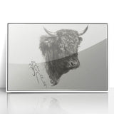 Animal Realism Art Print - Head of a Bull by Marie Rosalie Bonheur - Fine Detail Sketch