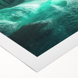 Vibrant rolled canvas art showcasing a stunning landscape of caves, featuring rich earthy tones and intricate details, perfect for home decor or art enthusiasts.