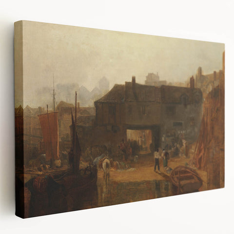 Romanticism Art: "Saltash with the Water Ferry" by J.M.W. Turner