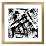 Bold Black and White Abstract Bedroom Wall Art – Framed & Canvas