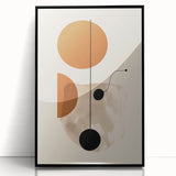 Abstract Dining Room Wall Art - Modern Framed Geometric Prints