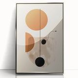 Abstract Dining Room Wall Art - Modern Framed Geometric Prints