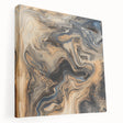 Abstract splatter art canvas in vibrant colors, showcasing a dynamic design with textured brush strokes, ideal for modern home decor and artistic expression.