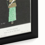 Elegant Art Deco Wall Art - Le Lys Rouge Fashion Illustration Print