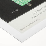 Elegant Art Deco Wall Art - Le Lys Rouge Fashion Illustration Print