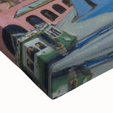 Expressionist Urban Scene – Vibrant Bern with Belltower Wall Art
