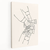 Large canvas print featuring an array of colorful fruits and vegetables, ideal for kitchen wall art.