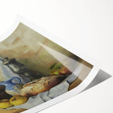 Extra large rolled print featuring line art flowers in black and white, ideal for large living room wall art.