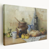 Large canvas print featuring an assortment of colorful fruits, ideal for kitchen wall art.