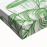 Large art of a black and white landscape painting on stretched canvas, ideal for bedroom wall decor.