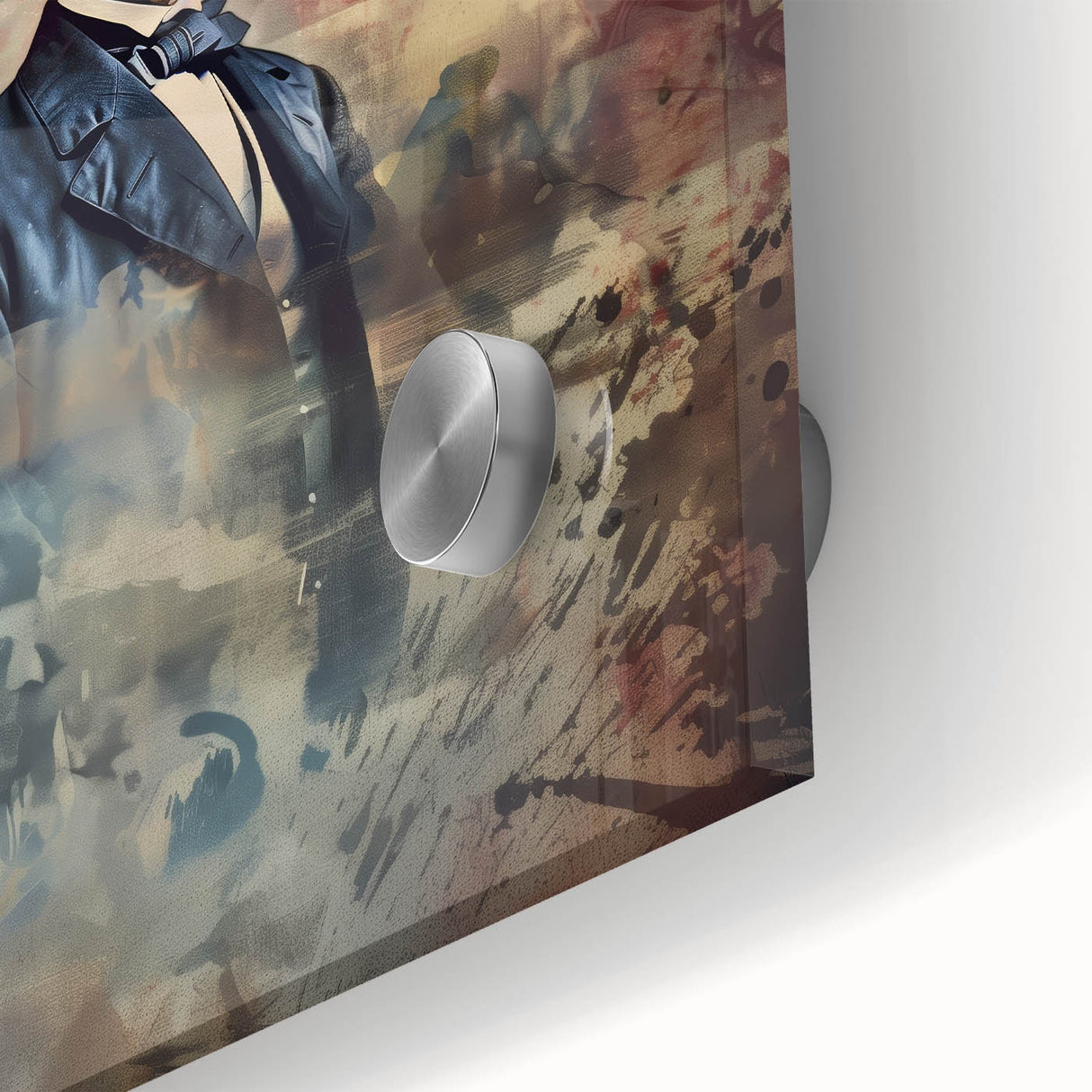 Abraham Lincoln & American Flag - USA Wall Art for Independence Day