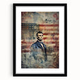 Abraham Lincoln & American Flag - USA Wall Art for Independence Day