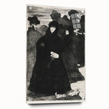 At the Prado II - Elegant Etching by Édouard Manet