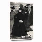 At the Prado II - Elegant Etching by Édouard Manet
