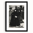 At the Prado II - Elegant Etching by Édouard Manet